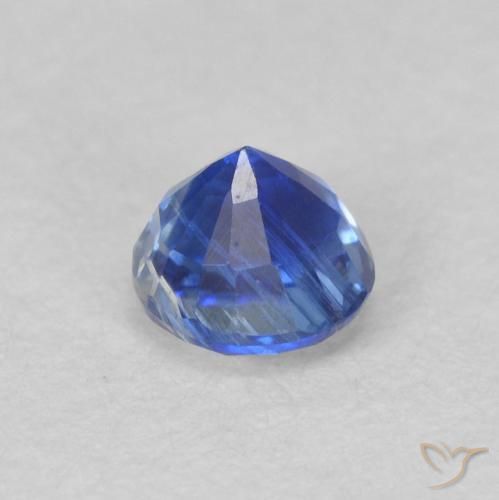 Kyanite Gemstone in 4.2 mm Size for Sale, Kyanite Stone in Intense Navy Blue Color
