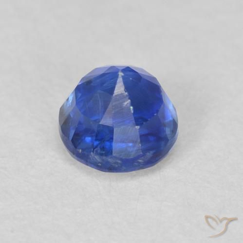 Kyanite Gemstone in 4.3 mm Size for Sale, Kyanite Stone in Deep Blue Color