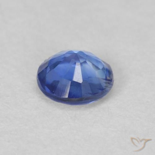 Kyanite Gemstone in 4.2 mm Size for Sale, Kyanite Stone in Deep Azure Blue Color