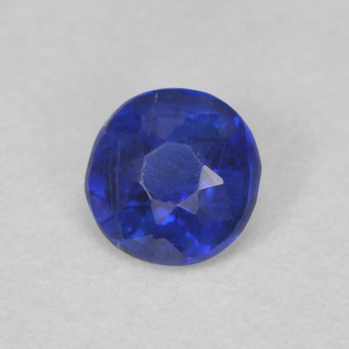 0.33 ct Blue Kyanite Stone, Natural Kyanite in Round Facet Shape for Sale