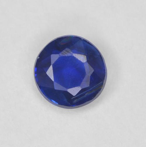 0.34ct Natural Dark Blue Kyanite, Round, VS-SI