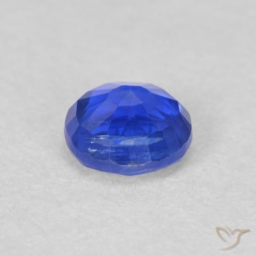 Kyanite Gemstone in 4.3 mm Size for Sale, Kyanite Stone in Navy Blue Color