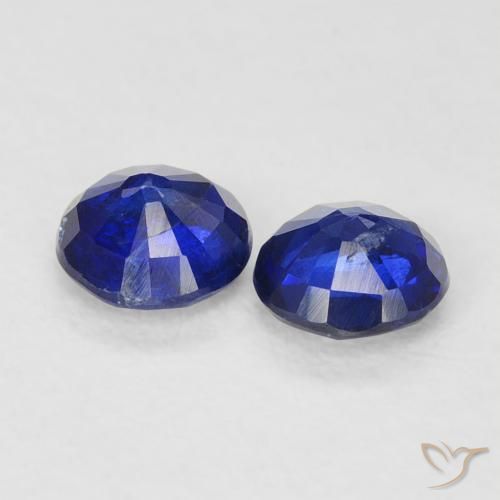 Kyanite Gemstones in 4.2 mm Size for Sale, Kyanite Stones in Royal Blue Color