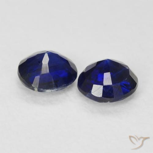 Kyanite Gemstones in 4.2 mm Size for Sale, Kyanite Stones in Royal Blue Color