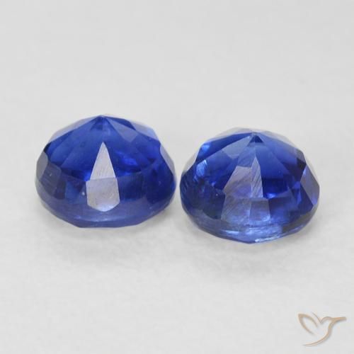 Kyanite Gemstones in 4.3 mm Size for Sale, Kyanite Stones in Royal Blue Color