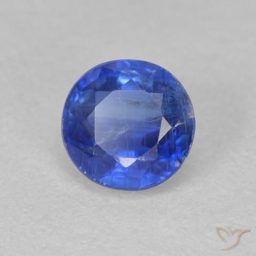 0.72 ct Blue Kyanite Stone, Natural Kyanite in Round Facet Shape for Sale