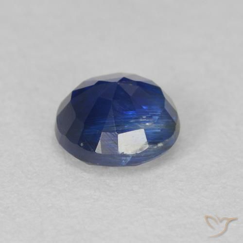 Kyanite Gemstone in 5 mm (calibrated) Size for Sale, Kyanite Stone in Navy Blue Color