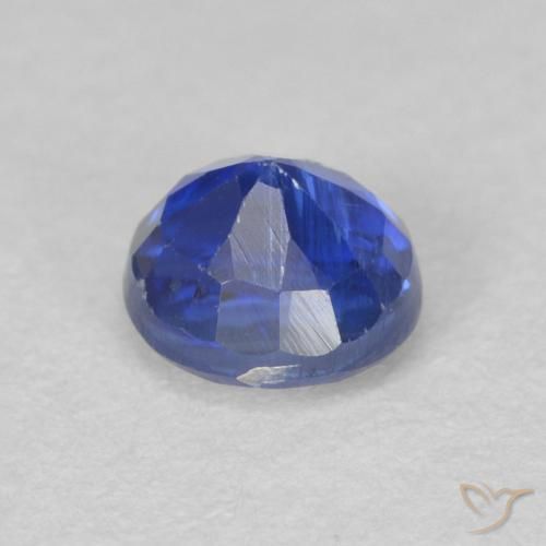 Kyanite Gemstone in 5 mm (calibrated) Size for Sale, Kyanite Stone in Navy Blue Color