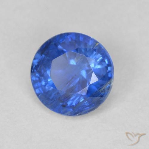 0.64 ct Blue Kyanite Stone, Natural Kyanite in Round Facet Shape for Sale