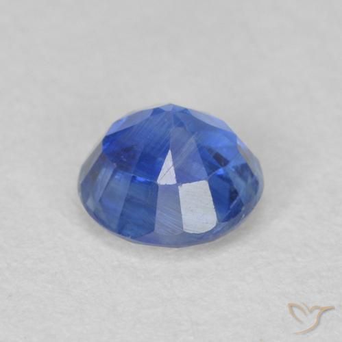 Kyanite Gemstone in 5 mm (calibrated) Size for Sale, Kyanite Stone in Light Navy Blue Color