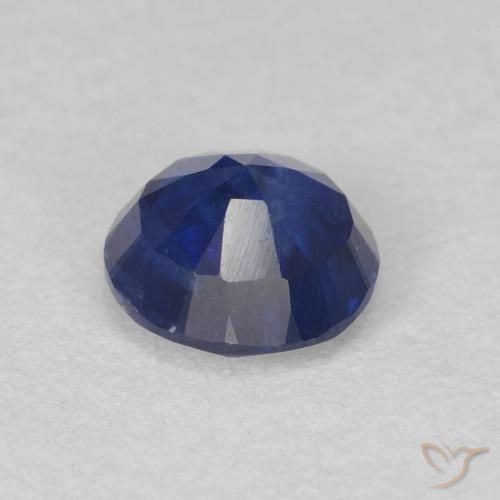 Kyanite Gemstone in 5 mm (calibrated) Size for Sale, Kyanite Stone in Navy Blue Color