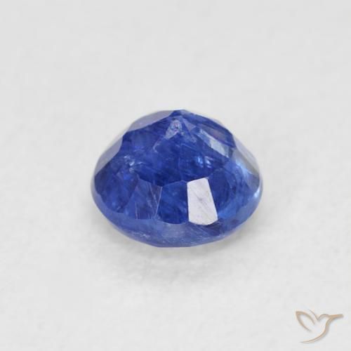 Kyanite Gemstone in 5 mm (calibrated) Size for Sale, Kyanite Stone in Navy Blue Color