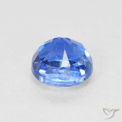 Kyanite Gemstone in 5.2 mm Size for Sale, Kyanite Stone in Medium Blue Color