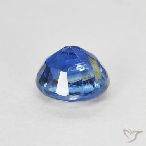 Kyanite Gemstone in 5.2 mm Size for Sale, Kyanite Stone in Light Navy Blue Color