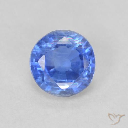 0.31ct Natural Baby Blue Kyanite, Round, VS-SI