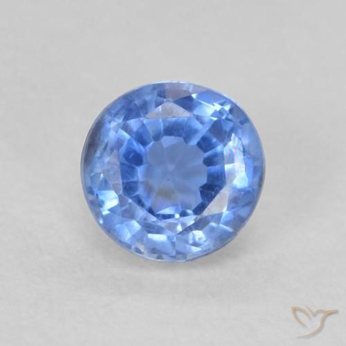 0.43ct Natural Baby Blue Kyanite, Round, VS-SI