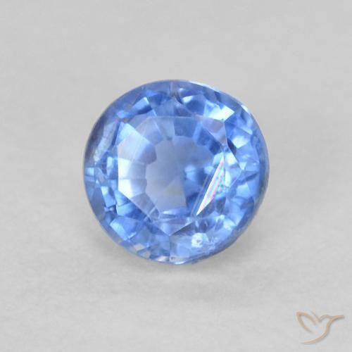 0.43 ct Blue Kyanite Stone, Natural Kyanite in Round Facet Shape for Sale