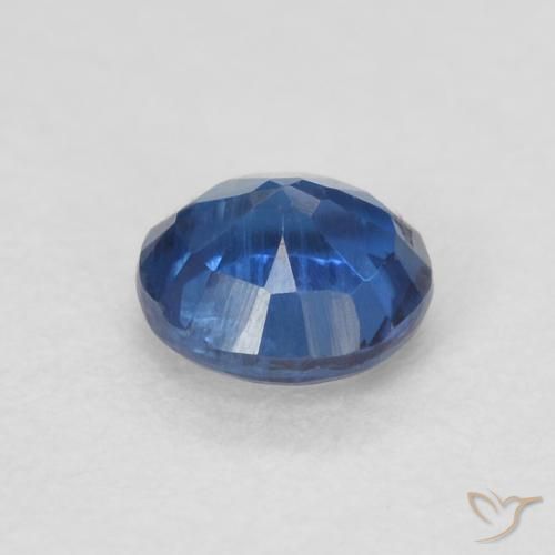Kyanite Gemstone in 4.2 mm Size for Sale, Kyanite Stone in Navy Blue Color