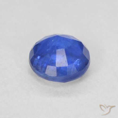 Kyanite Gemstone in 4.2 mm Size for Sale, Kyanite Stone in Dark Blue Color