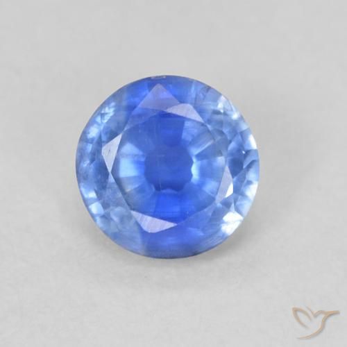 0.35ct Natural Light Blue Kyanite, Round, VS-SI