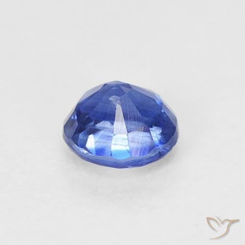 Kyanite Gemstone in 4.3 mm Size for Sale, Kyanite Stone in Navy Blue Color