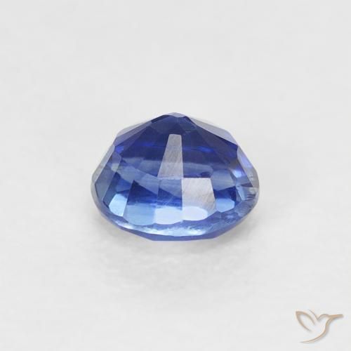 Kyanite Gemstone in 4.3 mm Size for Sale, Kyanite Stone in Intense Navy Blue Color