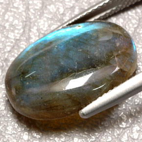 Labradorite Gemstone in 18 x 13 mm (calibrated) Size for Sale, Labradorite Stone in Multicolor Color