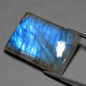 Labradorite Gemstone in 34.6 x 24.9 mm Size for Sale, Labradorite Stone in Multicolor Color
