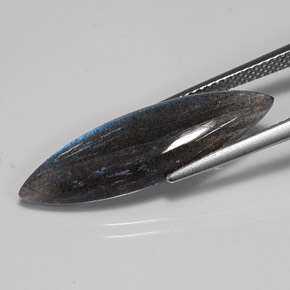 Labradorite Gemstone in 28 x 8.3 mm Size for Sale, Labradorite Stone in Multicolor Color