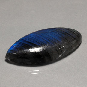 Labradorite Gemstone in 40.5 x 18.6 mm Size for Sale, Labradorite Stone in Multicolor Color