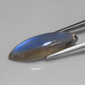Labradorite Gemstone in 24.3 x 7.1 mm Size for Sale, Labradorite Stone in Multicolor Color