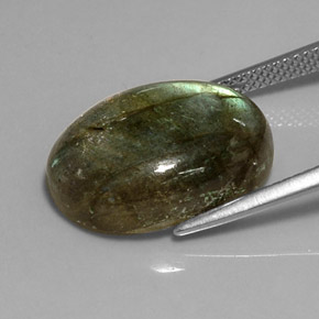 Labradorite Gemstone in 18 x 13 mm (calibrated) Size for Sale, Labradorite Stone in Multicolor Color