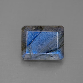 3.11 ct Multicolor Labradorite Gemstone, Labradorite Gem in Octagon Facet Shape for Sale.