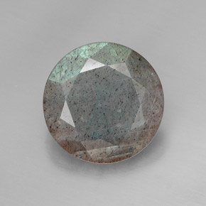 10.20 ct Multicolor Labradorite Gemstone, Labradorite Gem in Round Facet Shape for Sale.