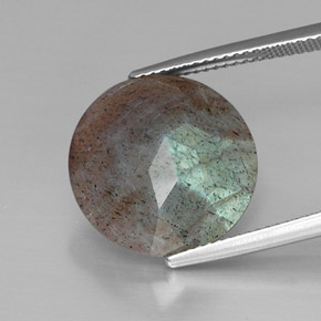 Labradorite Gemstone in 15.9 mm Size for Sale, Labradorite Stone in Multicolor Color