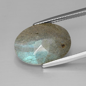 Labradorite Gemstone in 18 x 13 mm (calibrated) Size for Sale, Labradorite Stone in Multicolor Color