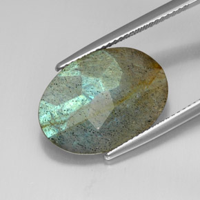 Labradorite Gemstone in 18 x 13 mm (calibrated) Size for Sale, Labradorite Stone in Multicolor Color