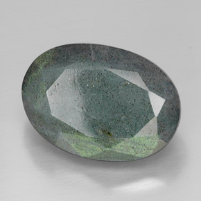 14.61 ct Multicolor Labradorite Gemstone, Labradorite Gem in Oval Facet Shape for Sale.