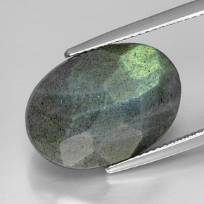 Labradorite Gemstone in 18 x 13 mm (calibrated) Size for Sale, Labradorite Stone in Multicolor Color