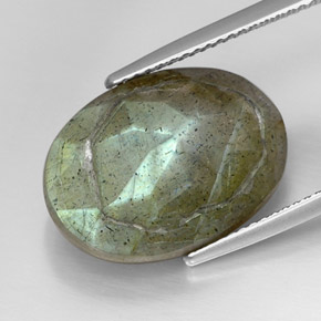 Labradorite Gemstone in 18 x 13 mm (calibrated) Size for Sale, Labradorite Stone in Multicolor Color