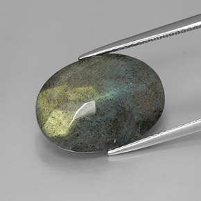 Labradorite Gemstone in 18 x 13 mm (calibrated) Size for Sale, Labradorite Stone in Multicolor Color