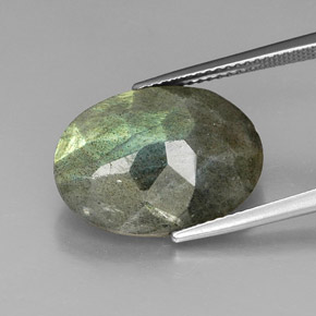 Labradorite Gemstone in 18 x 13 mm (calibrated) Size for Sale, Labradorite Stone in Multicolor Color