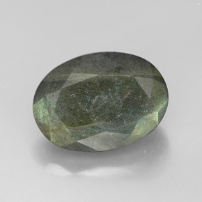 13.04 ct Multicolor Labradorite Gemstone, Labradorite Gem in Oval Facet Shape for Sale.