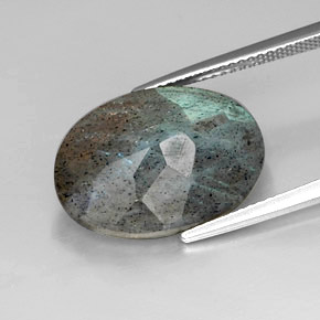 Labradorite Gemstone in 18 x 13 mm (calibrated) Size for Sale, Labradorite Stone in Multicolor Color