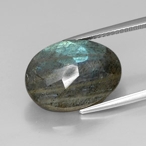 Labradorite Gemstone in 18 x 13 mm (calibrated) Size for Sale, Labradorite Stone in Multicolor Color