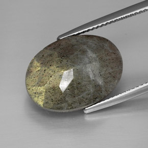 Labradorite Gemstone in 18 x 13 mm (calibrated) Size for Sale, Labradorite Stone in Multicolor Color