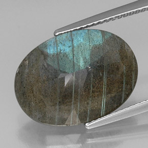 Labradorite Gemstone in 17.2 x 12.8 mm Size for Sale, Labradorite Stone in Multicolor Color