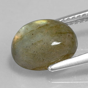 Labradorite Gemstone in 10 x 8 mm (calibrated) Size for Sale, Labradorite Stone in Multicolor Color