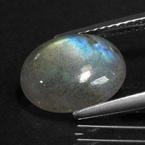 Labradorite Gemstone in 11 x 9 mm (calibrated) Size for Sale, Labradorite Stone in Multicolor Color