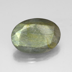 10.39 ct Multicolor Labradorite Gemstone, Labradorite Gem in Oval Facet Shape for Sale.